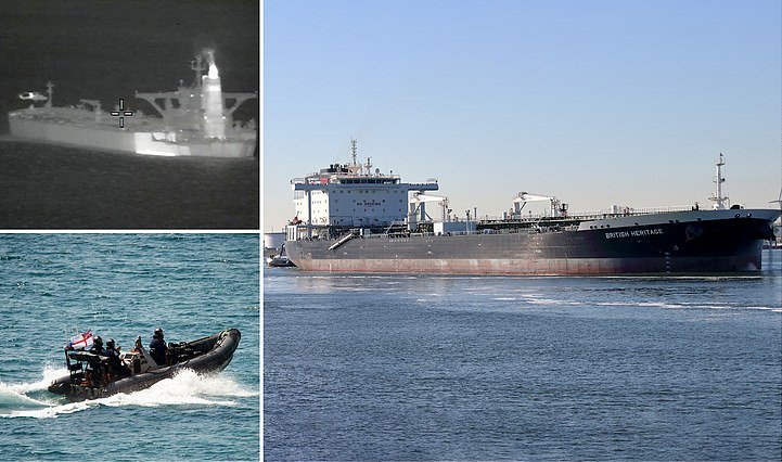 Kapal Perang Iran Hadang Tanker Inggris di Selat Hormuz